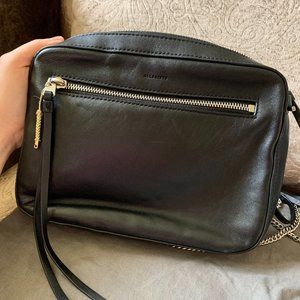 AllSaints 100% lamb leather crossbody bag